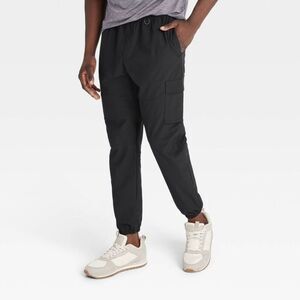 All In Motion -  Men's Utility Cargo Joggers Gym Pant Black
